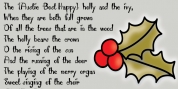 Austie Bost Happy Holly font download