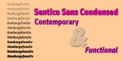 Sentico Sans DT Condensed font download