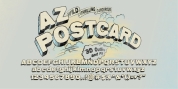 AZ Postcard font download