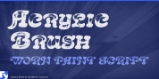 Acrylic Brush font download