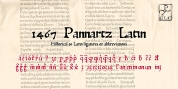 1467 Pannartz Latin font download