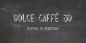 Dolce Caffe 3D font download