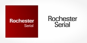 Rochester Serial font download