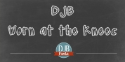 DJB Worn At The Knees font download
