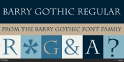 Barry Gothic font download