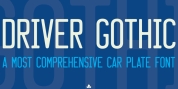 Driver Gothic Pro font download