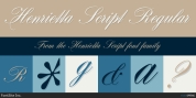 Henrietta Script font download