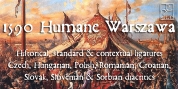 1590 Humane Warszawa font download