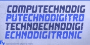 Computechnodigitronic font download