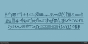 Hieroglyph Informal font download