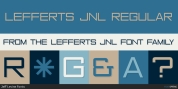 Lefferts JNL font download
