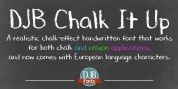 DJB Chalk It Up font download