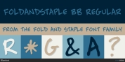 Fold and Staple font download