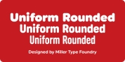 Uniform Rounded font download