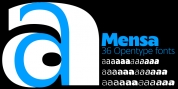 Mensa font download