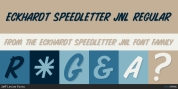 Eckhardt Speedletter JNL font download