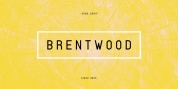 Brentwood font download