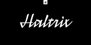 Haltrix font download