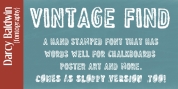 Vintage Find font download