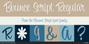 Bounce Script font download
