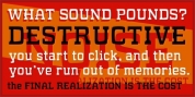 WHAT SOUND POUNDS? font download