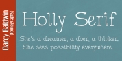DJB Holly Serif font download