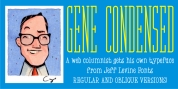 Gene Condensed JNL font download