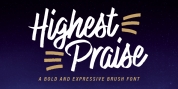 Highest Praise font download