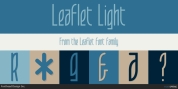 Leaflet font download