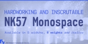 NK57 Monospace Expanded font download
