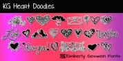 KG Heart Doodles font download