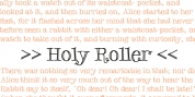 Holy Roller font download