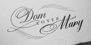 Dom Loves Mary font download