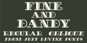 Fine and Dandy JNL font download