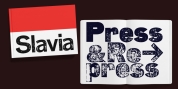 Slavia Press & Repress font download