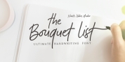The Bouquet list font download