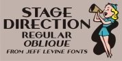 Stage Direction JNL font download