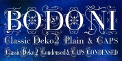 Bodoni Classic Deco Two font download