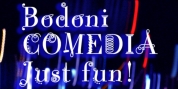 Bodoni Comedia font download