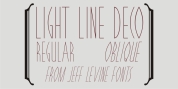 Light Line Deco font download