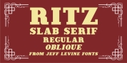 Ritz Slab Serif JNL font download
