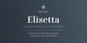 Elisetta font download