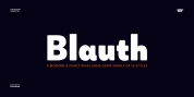 Blauth font download