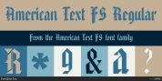 American Text FS font download