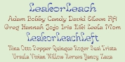 LeakorLeach font download