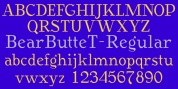 BearButteT font download