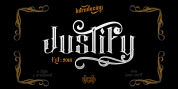 Justify font download
