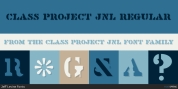 Class Project JNL font download