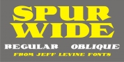 Spur Wide JNL font download