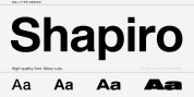 Shapiro font download